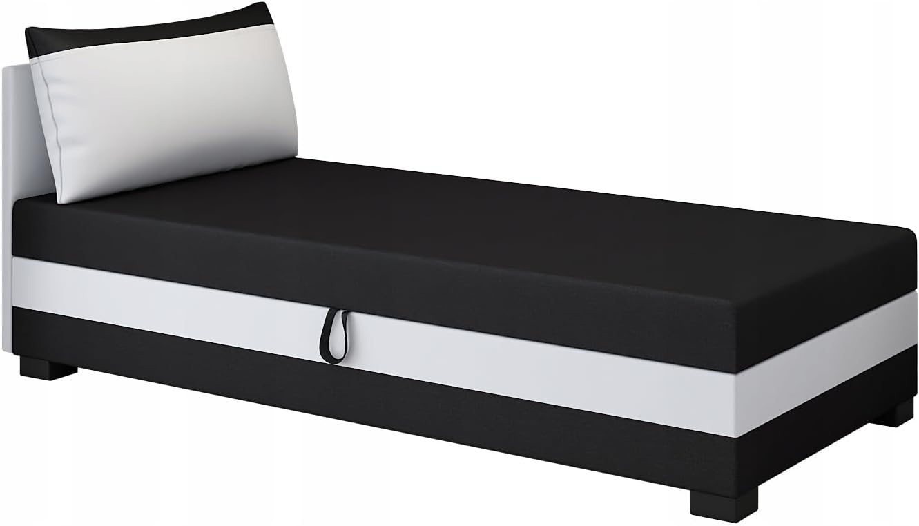 Ilia Box Spring Bed 120 x 200 cm with Pocket Spring Mattress