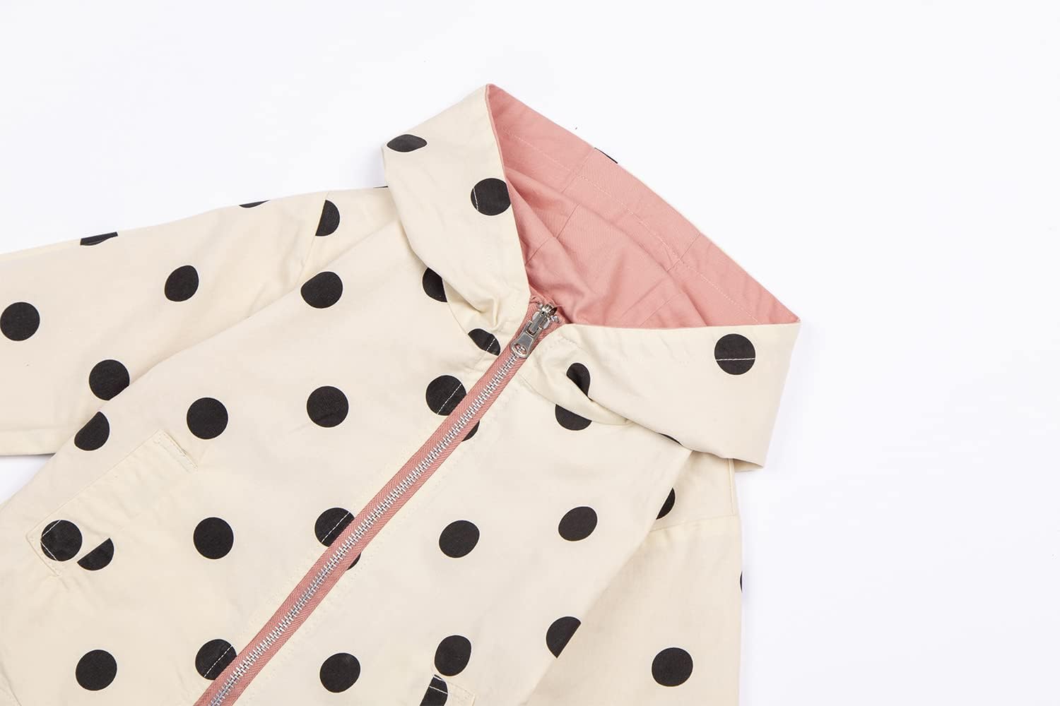 Mud Kingdom Cute Girls Hooded Jacket Reversible Full Zipper Outerwear - Image 6