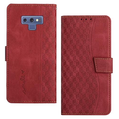 Housse portefeuille Samsung Note 9 en matériaux robustes avec protection d'écran incluse