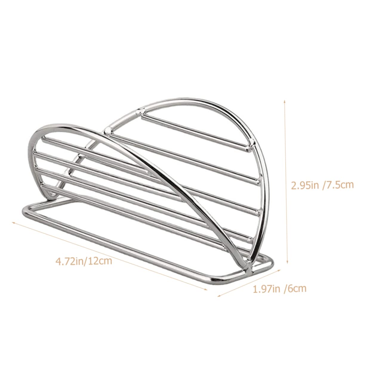 GRIRIW 3pcs Taco Stand Taco Servers Tortilla Support Taco Grill Stand Taco Display Stand Taco Plates Baking Food Rack Taco Serving Tray Tortilla Stand Frame Holder Stainless Steel Silver