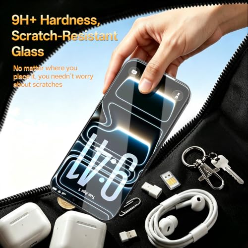 Image of Milomdoi Privacy Screen Protector for 18 Pro Max, Tempered Glass