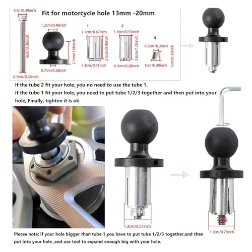 Support de téléphone pour CBR et VFR résistant aux vibrations avec USB