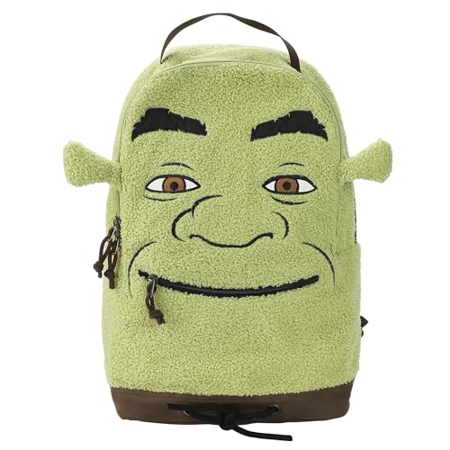 Mochila verde personagem Shrek 44,5 cm