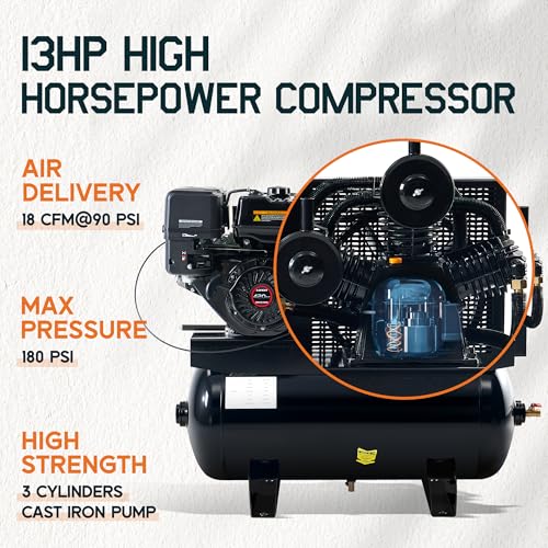 Albott 13HP Gas 30 Gallon Compressor