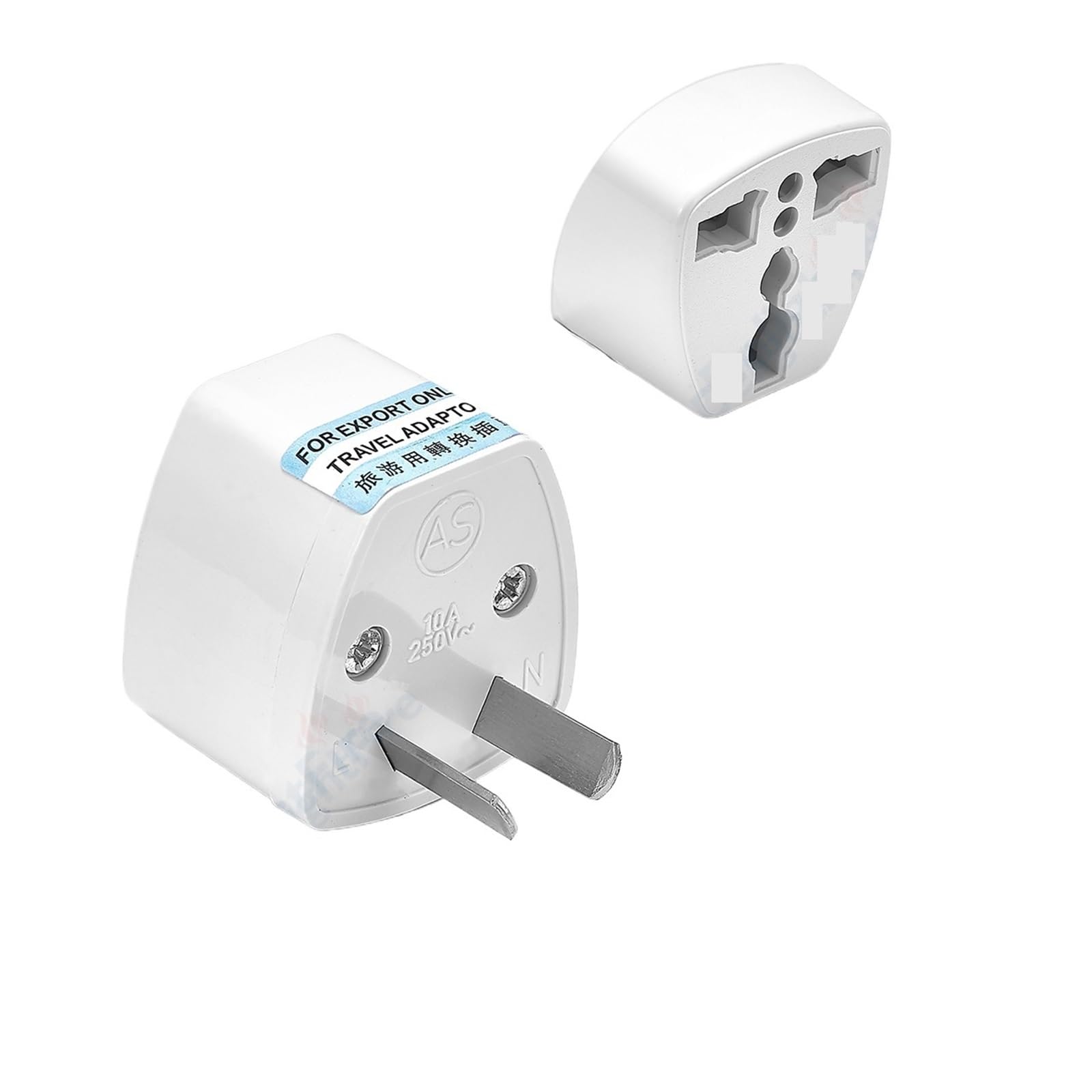 QXCIVR Plug adapters 1pcs E+U Software Electrical Adapter Universal Power Soclet AC Outlet Converter U+S to +E+U AC Power Adapter(A+U Head)