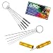 Master Airbrush 12 Piece Airbrush Cleaning Kit - 5 pc Cleaning Needles, 5 pc Cleaning Brushes, 1 Wash Needle, How to Book