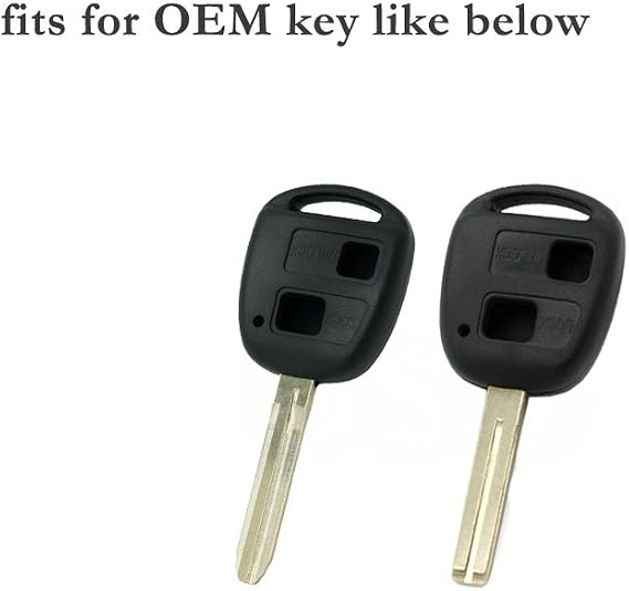 Silicone Cover Protector Case Holder Skin Jacket Compatible with TOYOTA LEXUS 2 Button Remote Key Fob CV9404 White