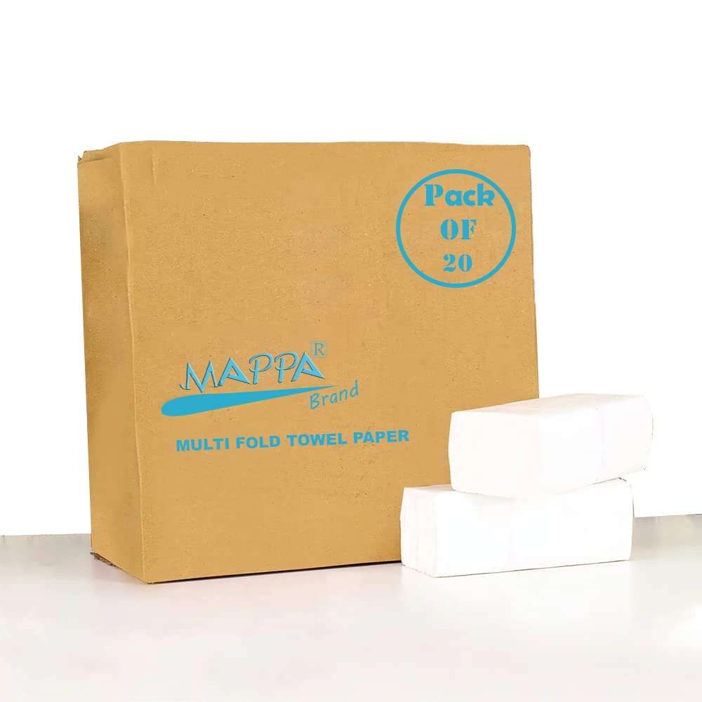 Mappa Multifold Paper Hand Towels (M Fold), 20 Packs, 150 Pulls/Pack (Total 3,000 Sheets) (B0BWTPJDNM) Amazon Price History, Amazon Price Tracker