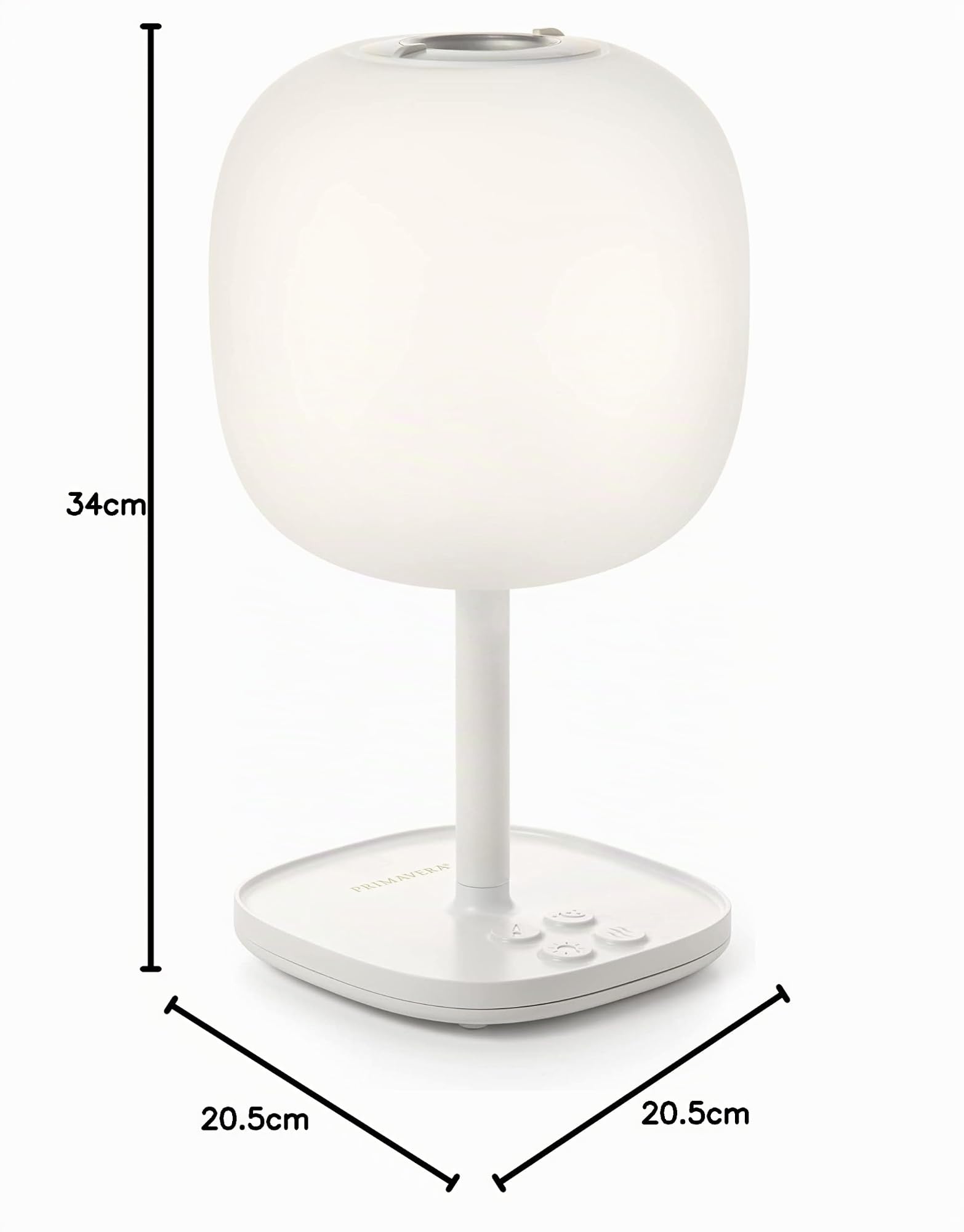 PRIMAVERA Aroma Leuchte Emotion – elektrische Duftlampe, Aromadiffuser, Raumduft – 6 Beleuchtungsfarben und warmweißes Licht – Aromatherapie