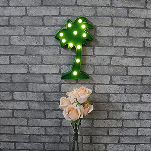 image for QiaoFei LED Palm Tree Light,Cute Coconut Tree Night Table Lamp Light f