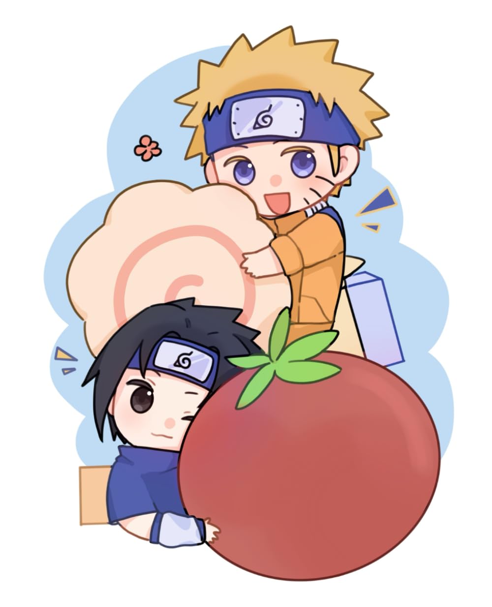 Sasunaru & NaruSasu Chibi BL Fanfiction Notebook and Bullet Journal for Anime Fans, Cosplayers, and Fanfiction Writers