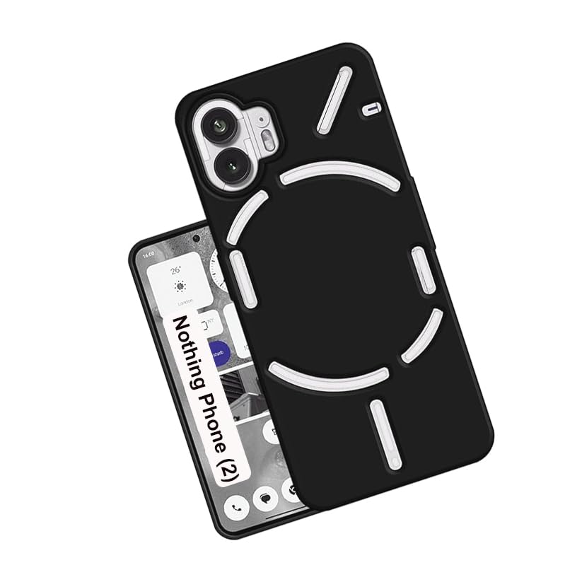 COBERTA Back Cover for Nothing Phone (2) Back Cover Case - Black Silicon (B0CS671KSP) Amazon Price History, Amazon Price Tracker