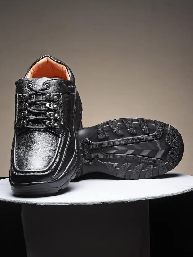 Image of Action | DOTCOM | DCE-122 | Men's | Lace-Up | Boots | Comfortable | Cushioned | Anti-skid | Sturdy | Casual | Shoes