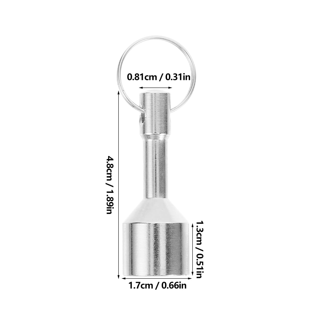 ULTECHNOVO 2 Stück Gold Tester Magnet Silberprüfer Set, D17 Schlüsselanhänger mit 12KG Zugkraft für Schmuck und Münzen, Professionelles Silber Prüfgerät für Flohmarkt und Pfandhaus, Silberglanz