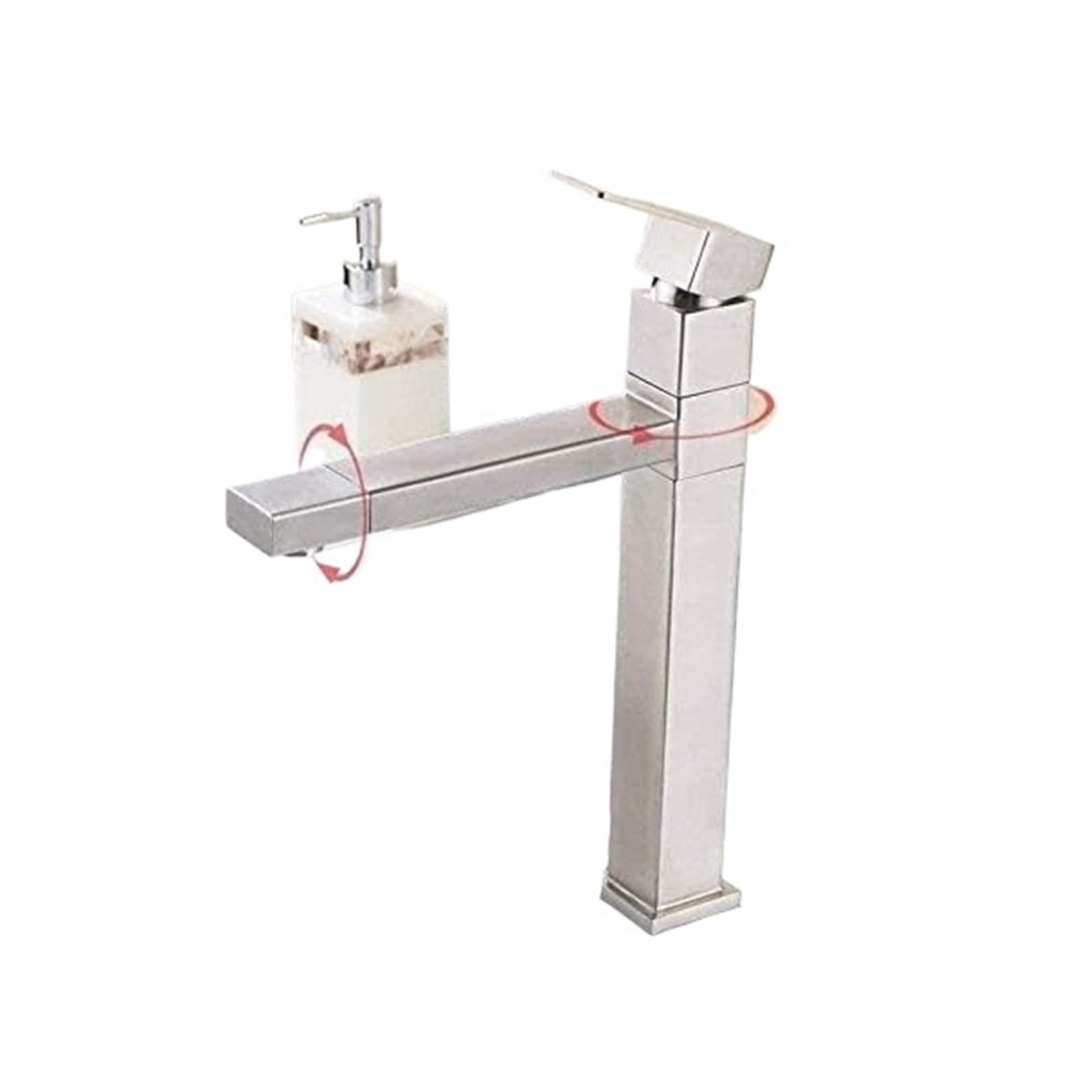 Eamrfvqt One Color Solid Brass Kitchen Faucet