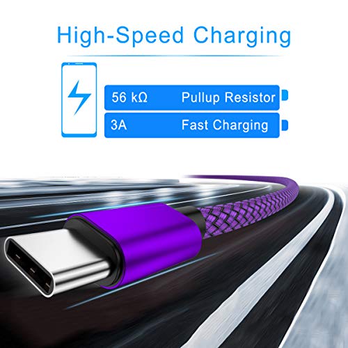 Basesailor Usb Type C Charger Cable 6.6Ft 2 Pack,Charging Cord For Kindle Fire Hd 10 9Th 2019,8 10Th 2020,Paperwhite 2021 11Th Generation,Ipad Air 4 4Th 5 5Th Mini 6 6Th Gen,Samsung Galaxy Z Flip Fold #TOP1