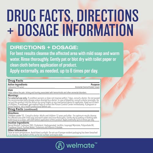 Welmate 5% Lidocaine | Numbing Cream Maximum Strength thumb #4