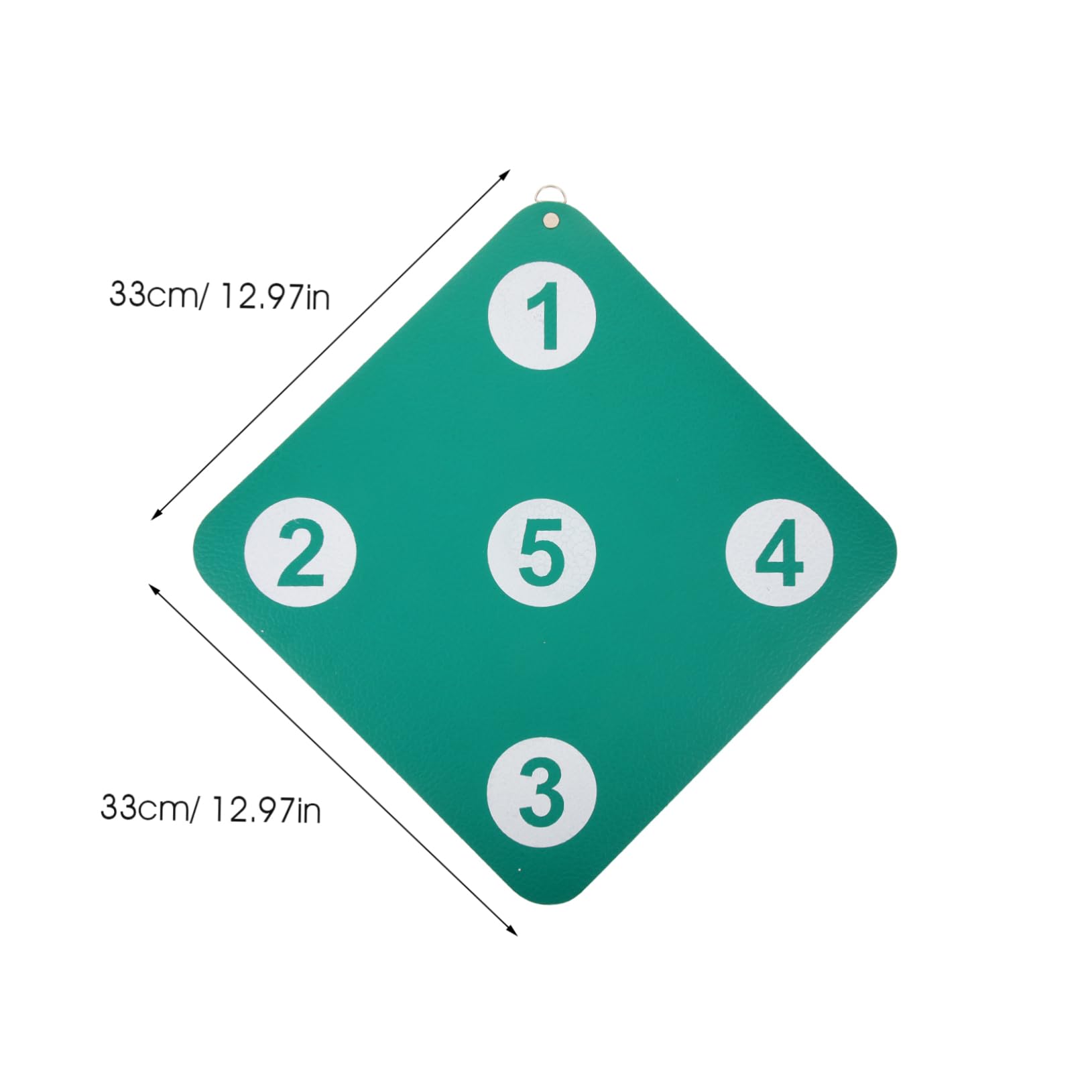 KICHOUSE Fencing Target Double Sided Rubber Wall Mounted Practice Tool for Fencing Training Lightweight Compact Design Durable Wear Resistant Material for Skill Enhancement