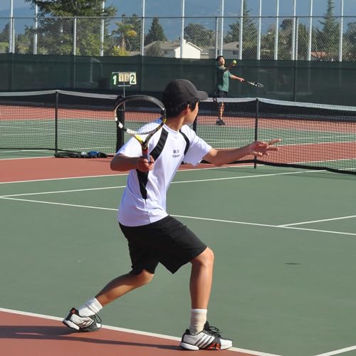 4-Pack Boy's Athletic Shorts Elastic Waistband Quick Dry Youth Basketball Shorts with Pockets (Ages 7-15)3