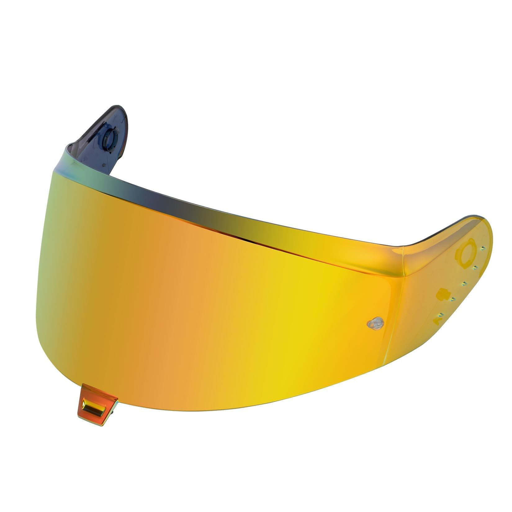 PSLER Visière de Casque pour shark skwal i3 ridill 2 d-skwal 3 Visière Teintée Casque de Moto Accessoires de Remplacement(Rouge Doré Profond)