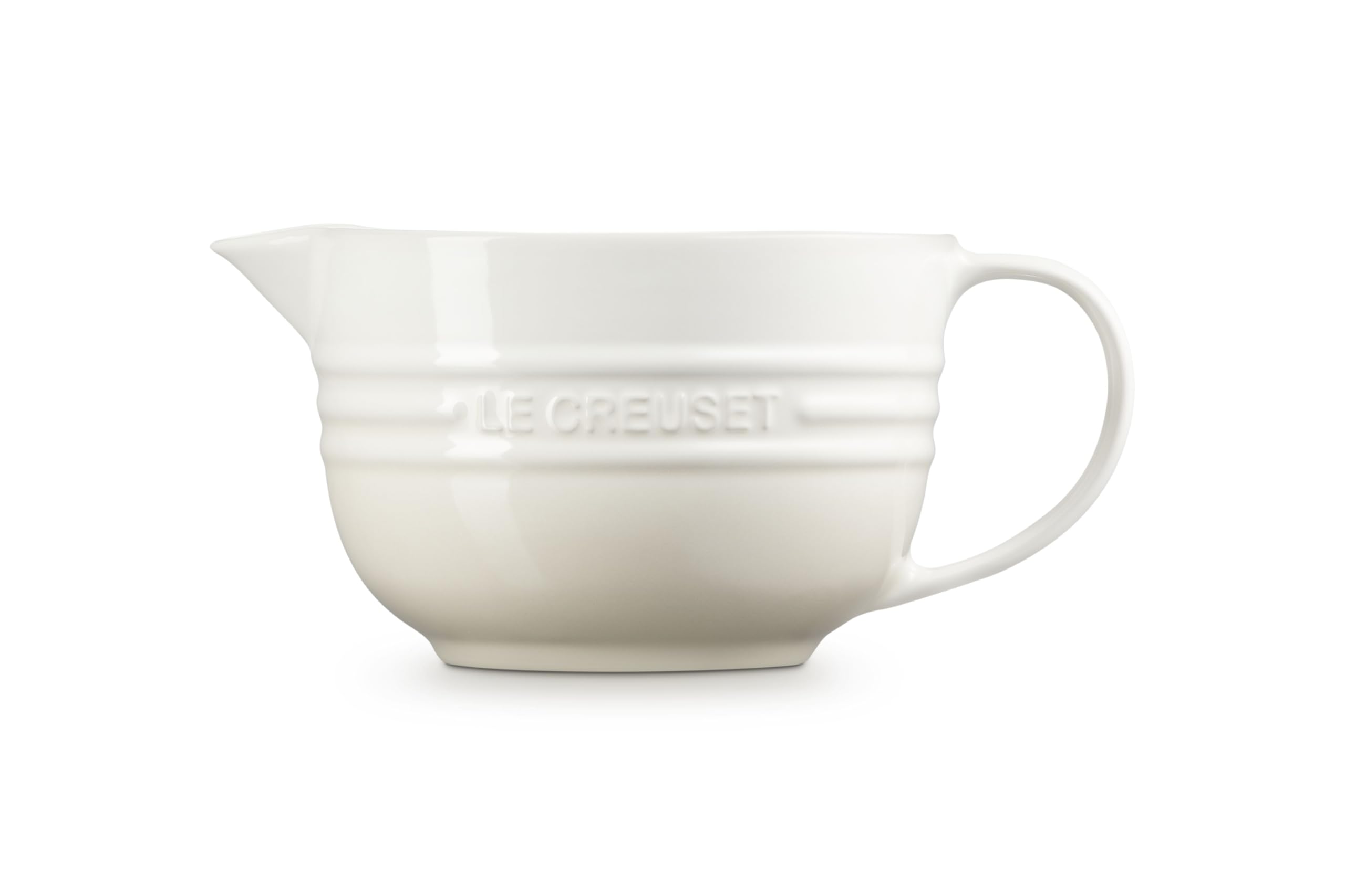 Le Creuset Pichet Mélangeur en Céramique, 2 L, Meringue, 70106207160002