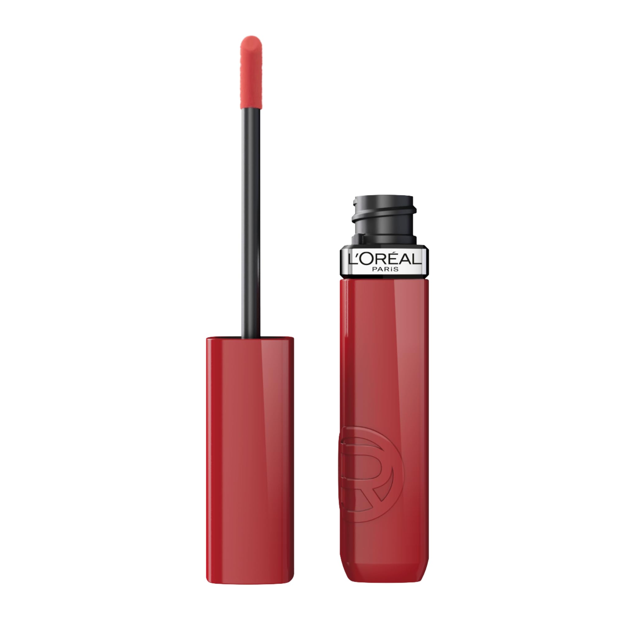 L'Oreal Paris Infallible Lacque Resistance Liquid Lipstick, 16HR Long Lasting Lip Makeup with Lacquer-Like Shine and Zero Transfer, 215, Drunk In Rose