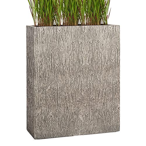 Pflanzwerk® Pflanzkübel Divider Wood Grau 72x60x25cm *Frostbeständig* *UV-Schutz* *Qualitätsware*