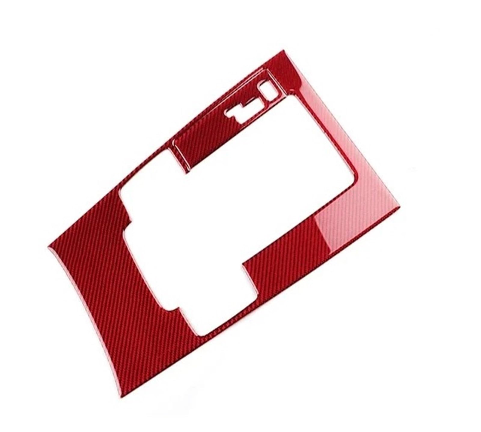 Car Interior Moulding Trim for Mazda 3 for Axela 2019-2025 Manual Automatic Car Gear Shift Panel Trim Real Soft Carbon Fiber Sticker Interior Accessories(Automatic LHD Red)