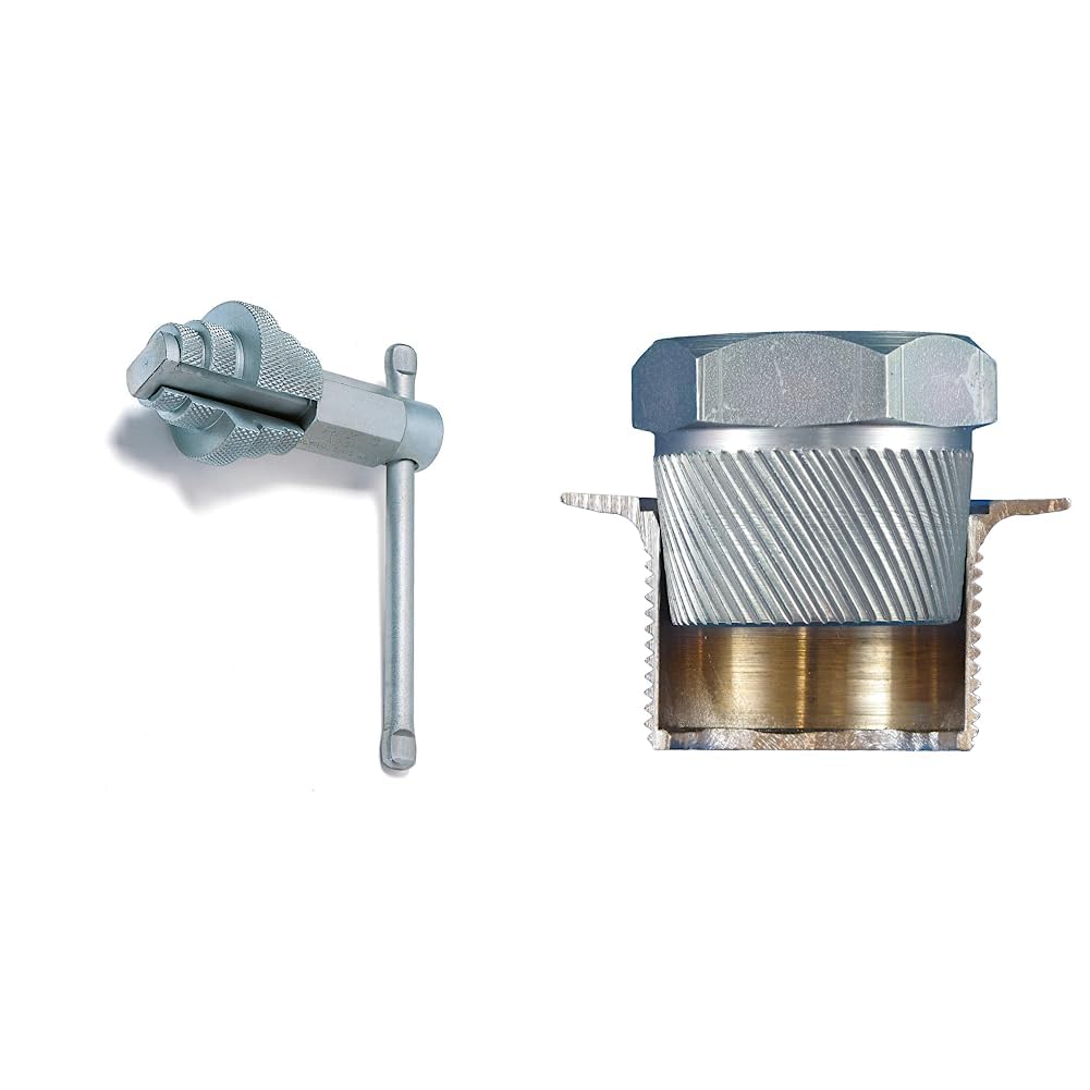 RIDGID 31405 Internal Wrench (Small) and Superior Tool 05255 1.5" Tub Drain Extractor