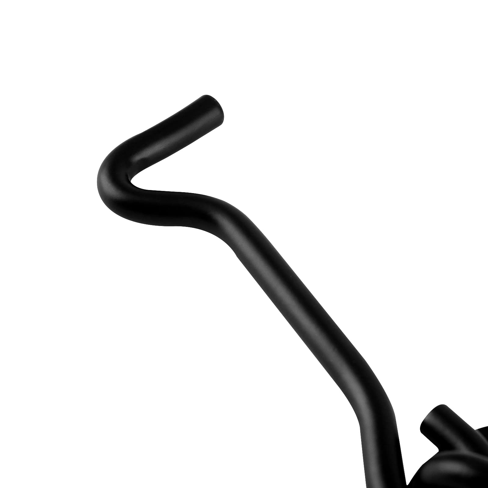 Ganchos De Acero Inoxidable 100 Mm (6 Unidades) - Para Puertas, Ventanas, Armarios, Color Negro