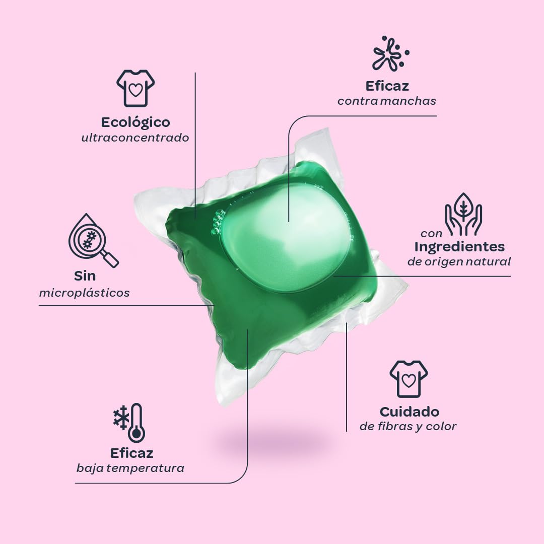 Pack Ahorro Flopp: Detergente Ecológico en Cápsulas (70 Lavados) + Perfume para la Ropa en Pastillas con Aceites Esenciales (92 Cápsulas) | Limpieza Sostenible y Fragancia Intensa Duradera