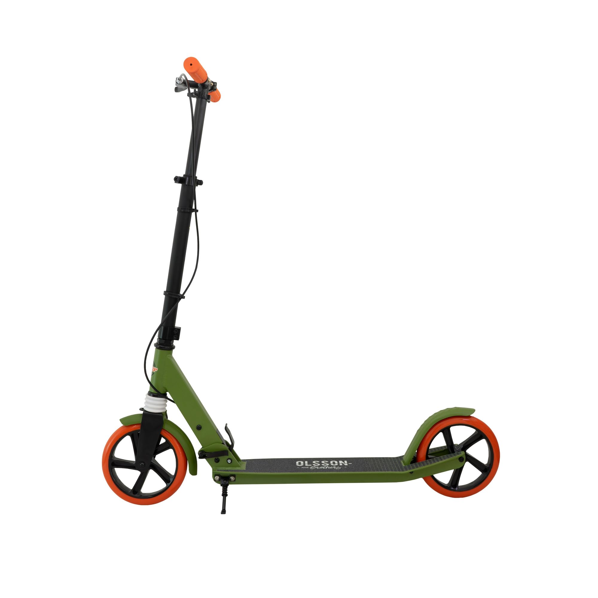 OLSSON Patinete Scooter Cheer -Rodamientos ABEC 9, Manillar con Altura Regulable (90-104CM), Plegable, puños de Silicona TPR BMX, suspensión Delantera, posapié, Ruedas de 200MM PU,homologado