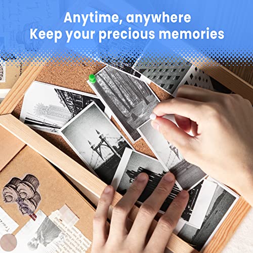 Image of Phomemo 2 inch Adhesive Sticker Printer Paper Thermal Labels, White | 3 Rolls 53mm for Phomemo M02 /M02S /M02 Pro /M04S Pocket Bluetooth Thermal Printer, 50mm x 3.5m