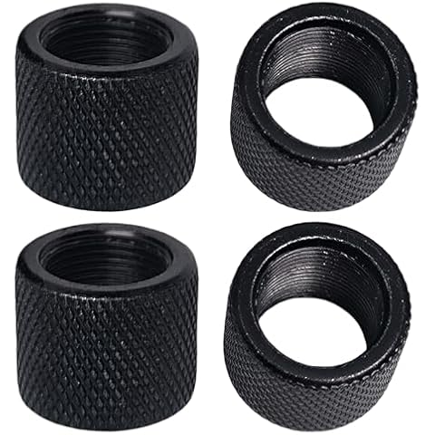 KIAPIEBIO 4 Pack Thread Protector 1/2 x 28 for Most .22LR .223 & 5.56 Cover