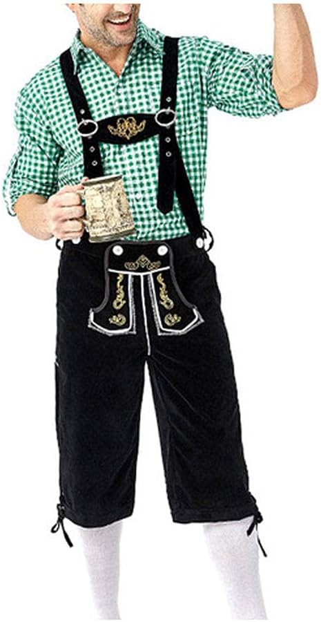 Line Lederhosen Pictogram Geïsoleerd Op Witte Achtergrond. Traditionele Beierse Kleding Oktoberfest Outfit Broek Met Bretels Image233260905
