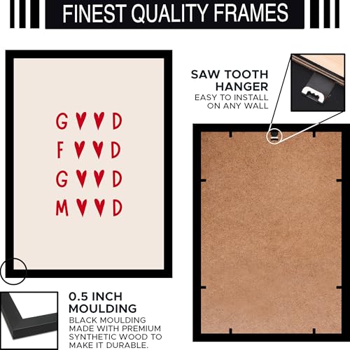 Image of BLINKART Abstract Good Food Mood Wall Art Painting Print Design | Aesthetic Wall Decor Photo Artwork Frame Decoration Hanging For Home Bedroom Living Room Office Wall Decor | T0016 | 8x12 Inches