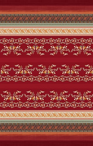 Bassetti Foulard Orosei R1 9324010 - R1 (algodón, 180 x 270 cm), Color Rojo