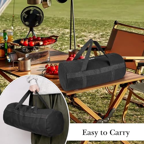 Sac de rangement barbecue 61 cm Linkidea noir double fermeture - 5