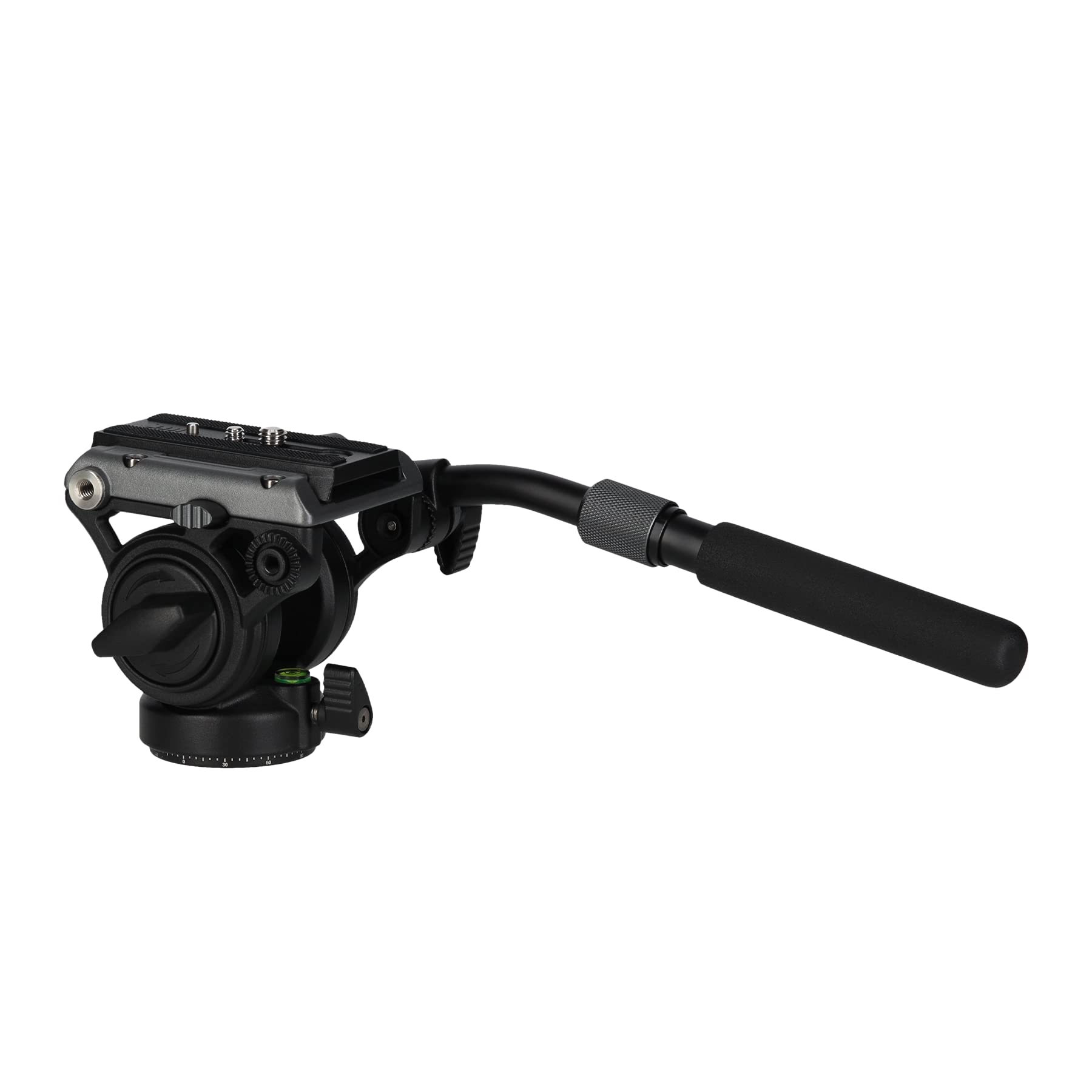 Rollei VH-6 - Testina video fluido per videocamere e fotocamere DSLR per filmati, video, creazione di contenuti, streaming live e portata 10 kg