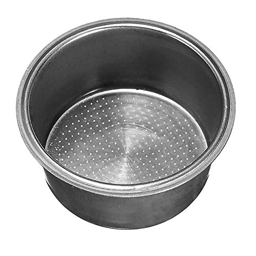 IETONE 2 Pieces Double Wall Filter Coffee 2 Cup 51mm Non Pressurized Filter Basket For Breville 800ESXL BES820XL ESP6SXL Delonghi Krups