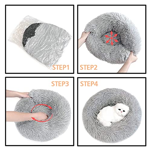 Eidoct Plush Donut Cat Bed - Image 4