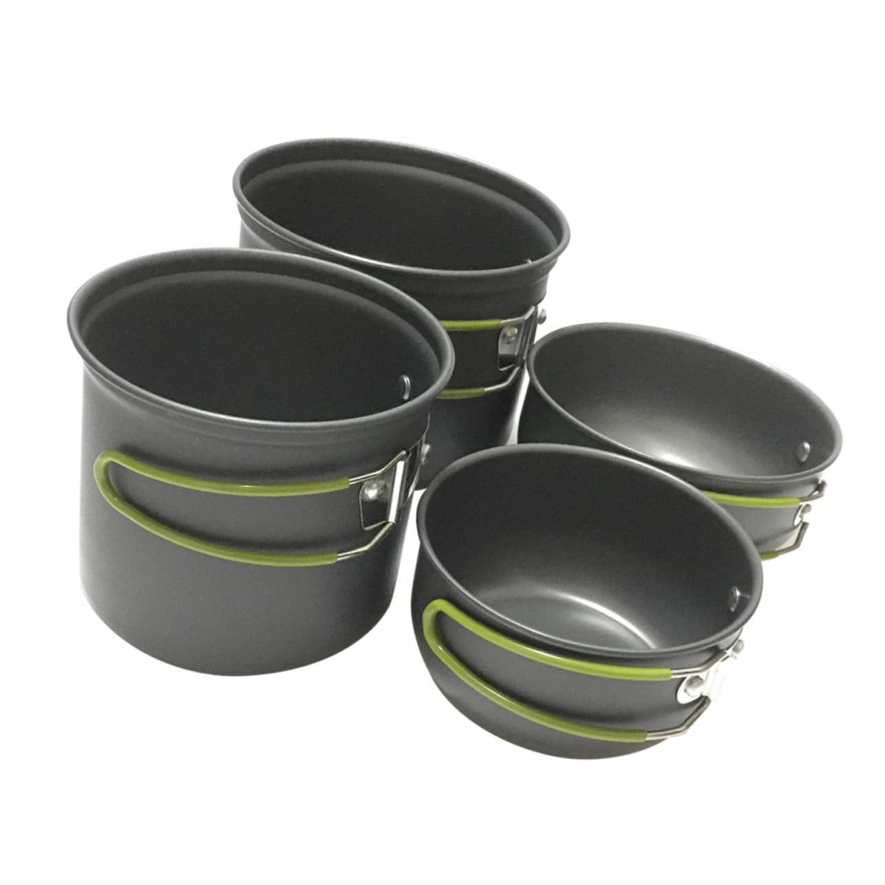 OSOLADY 1Set Portable Camping Cooker Lightweight Aluminium Alloy Cooking Utensils for Outdoor Cooking Durable Easy to Clean for Persons