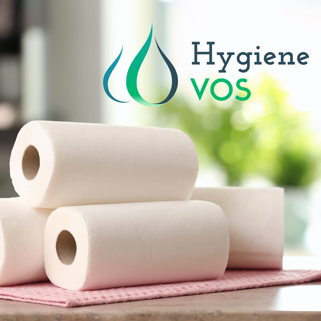Hygiene VOS 576 Küchenrollen Original saugstarke Wischtücher 2- lagig im riesigen Vorteilspack (576 x 64 Blatt) 1 Europalette