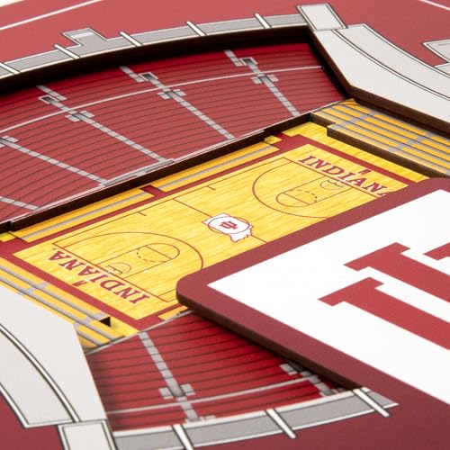 Image of YouTheFan Officially-licensed NCAA Stadium Series 3D Wall Art - multi-layer team stadium replica, detailed sports fan gift, indoor decor