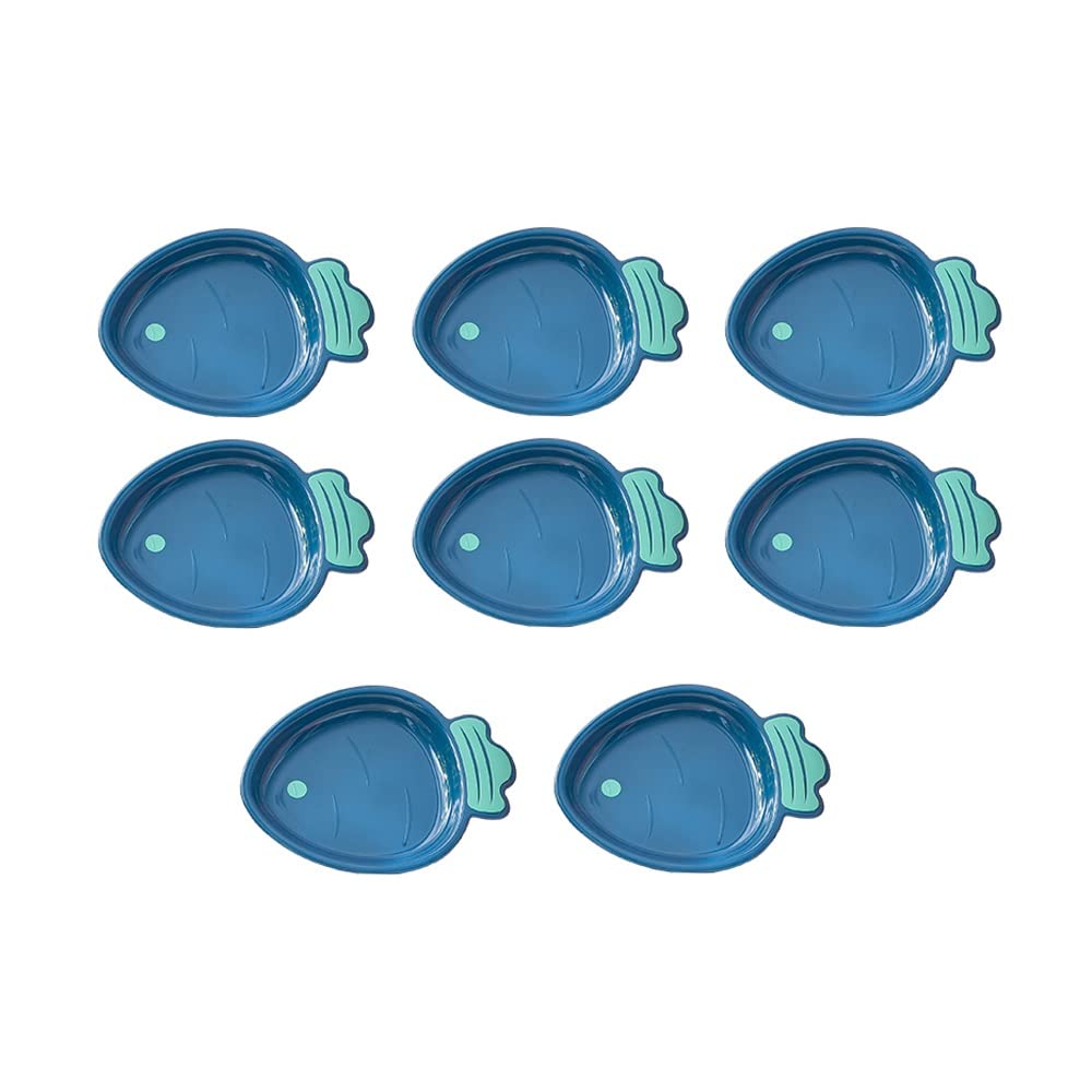 Snackschalen Acht Snackteller Fischform Home Restaurant Snack Tisch Tisch Frucht Snack Snack Snack Snack Süßigkeiten getrockneter Obstteller Müllschlacke Teller Dipschalen