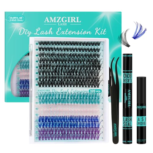 Lash Clusters Kit 320Pcs AMZGIRL LASH