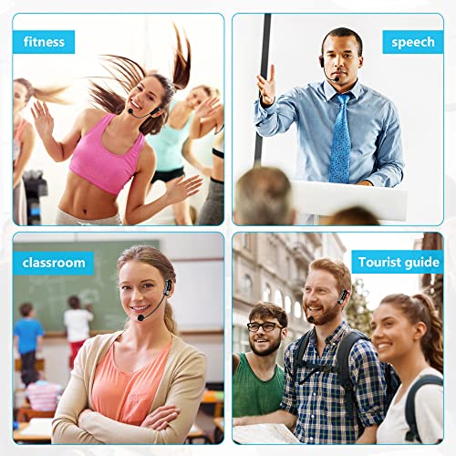 Bietrun Wireless Microphone Headset With 1/4''Plug, 165Ft Range, Uhf Wireless Headset Mic & Handheld Mic 2 In 1, For Karaoke Speaker, Amplifier, Mic Speakers, Pa System, Teaching, Fitness(Black) #TOP7