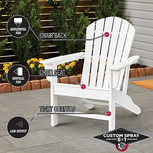 Image of Rust-Oleum Stops Rust Custom 5-in-1 Spray Paint, Flat White | Rust Preventive Protective Enamel, Multi Surface (Metal, Wood and More), Adjustable Dial for Better Control, Fast Dry, 6 Pack