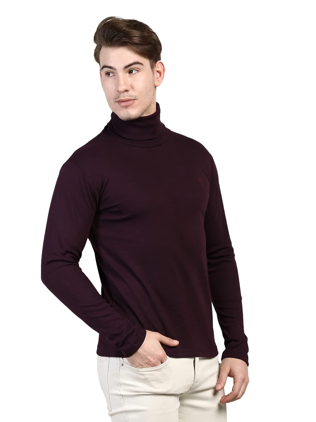 garima knitwear The high Neck, Whether It's a Classic Turtleneck or a Modern Mock Neck, is a Powerful Piece in Any Man's Wardrobe. It Offers an Effortless Blend of Comfort and Sophistication. Black-picture-55