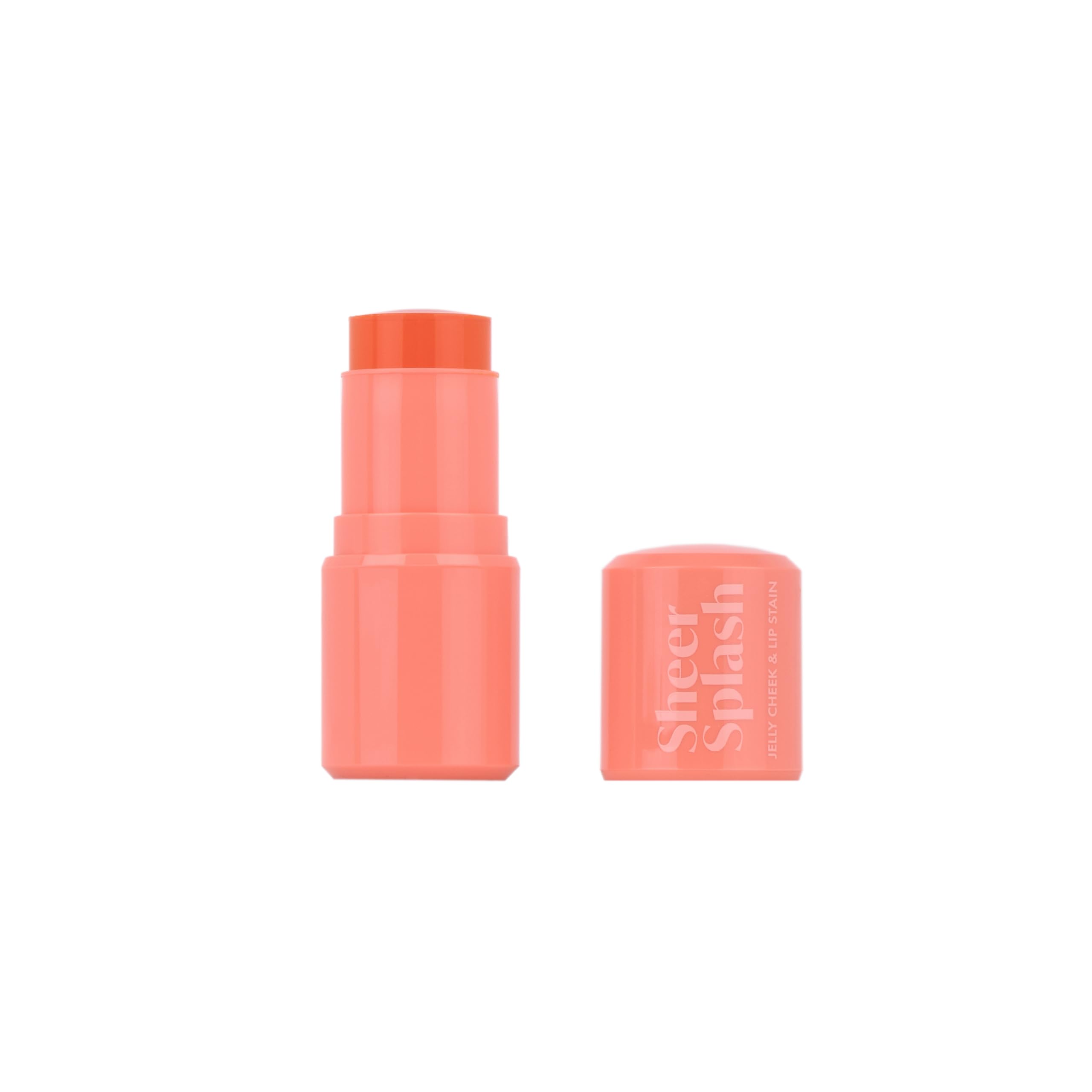 Barry M Sheer Splash Jelly Cheek & Lip Stain, Shade Coral Papaya Pool | Cheek & Lip Tint